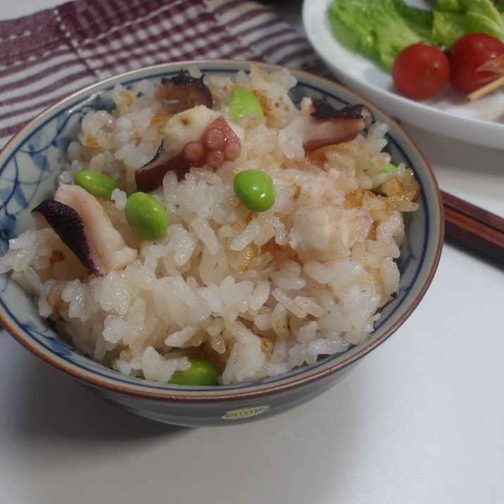 簡単。美味しい。たこ飯